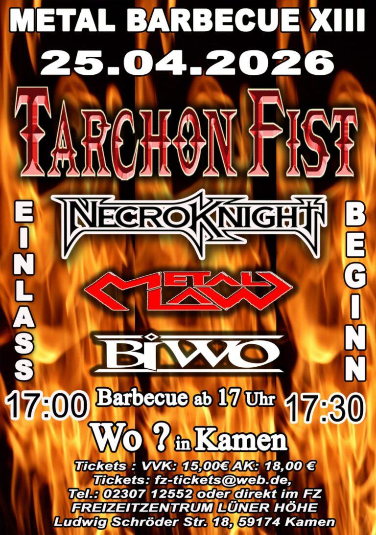 Mehr über den Artikel erfahren BIWO live beim legendären Metal BBQ XIII in Kamen